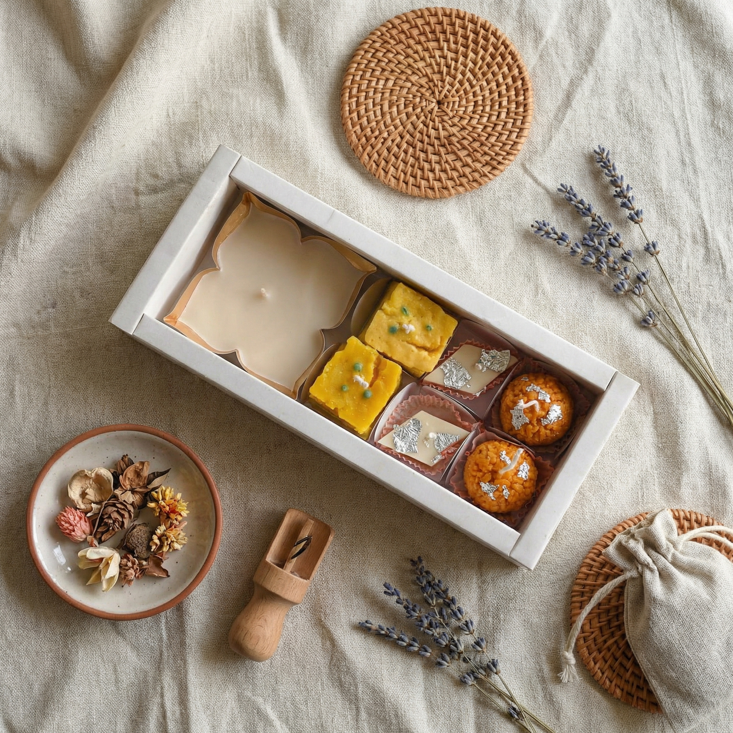 Festive Mithai Candle Gift Box
