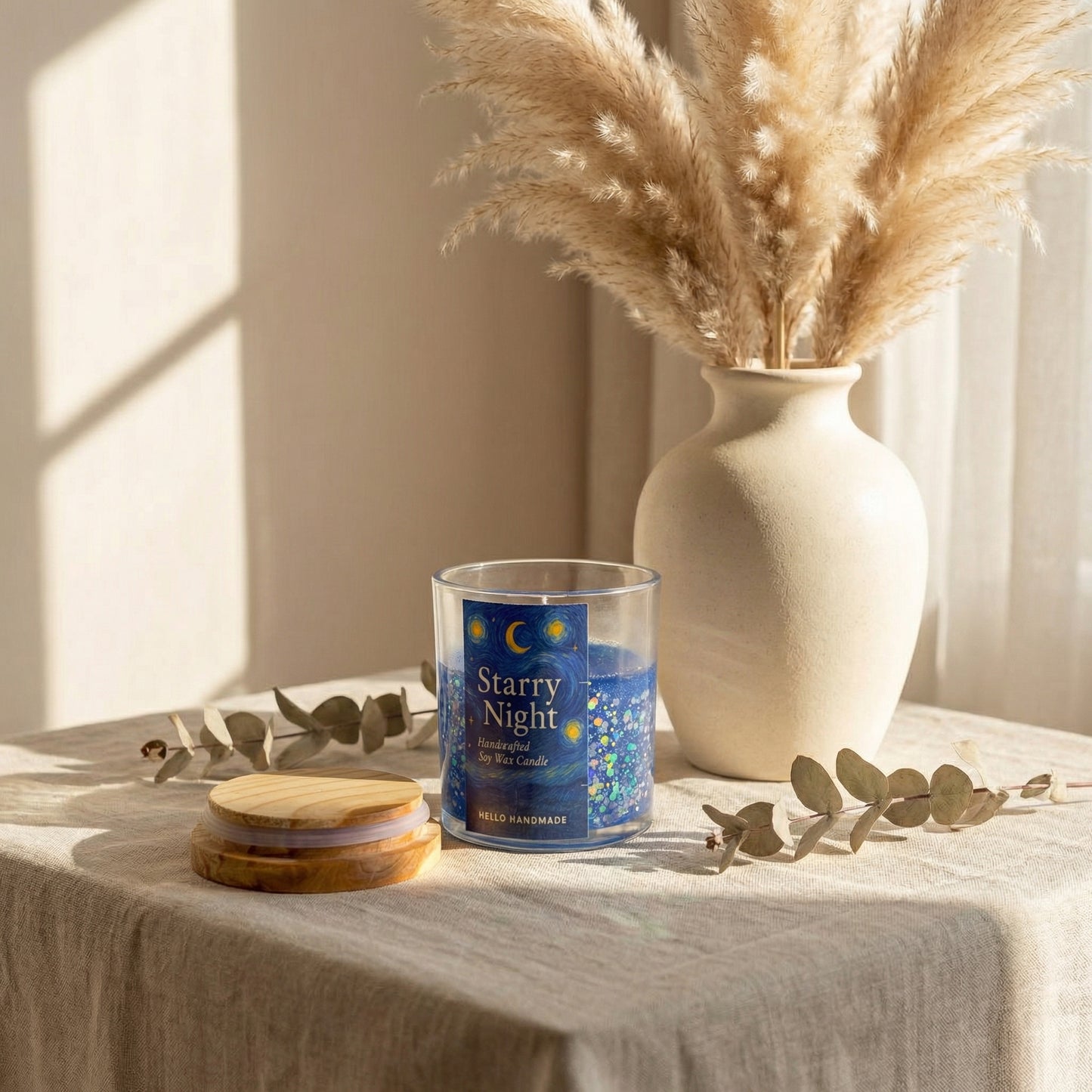 Glow in the Dark Starry Night Jar Candle