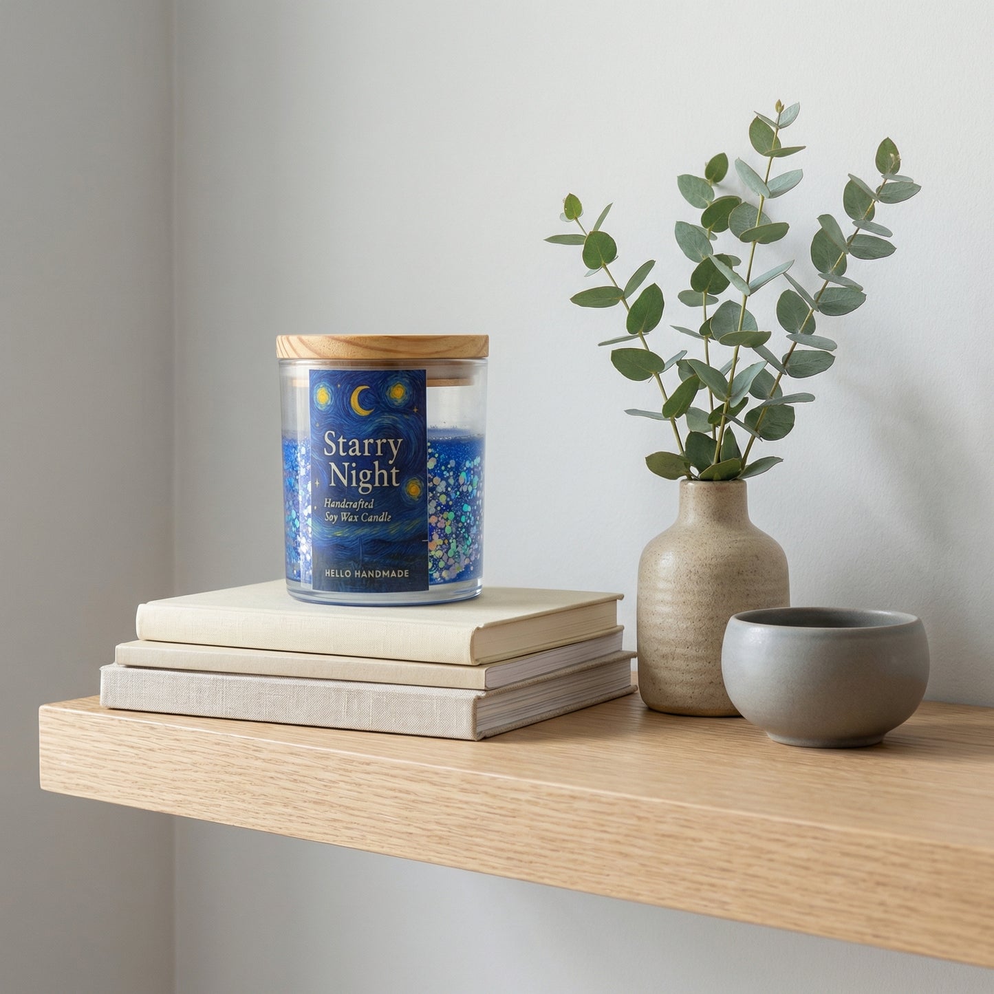 Glow in the Dark Starry Night Jar Candle