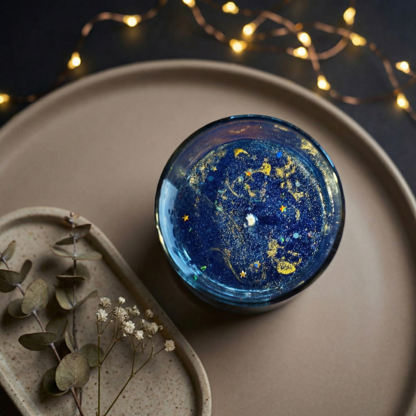 Glow in the Dark Starry Night Jar Candle