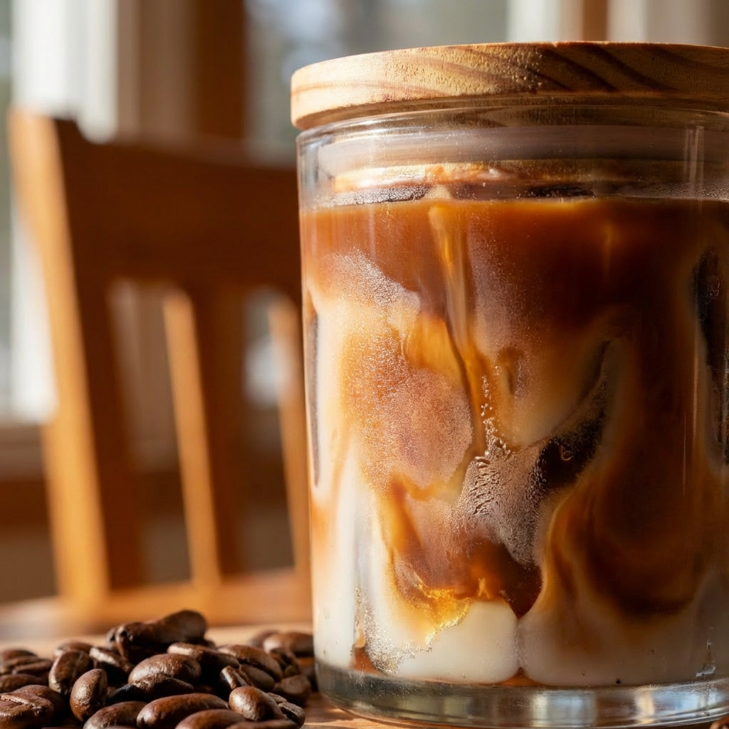 Cold Brew Coffee Candle | Bold Roasted Coffee Scented Soy Wax Candle – Café Inspired Cozy Home Fragrance