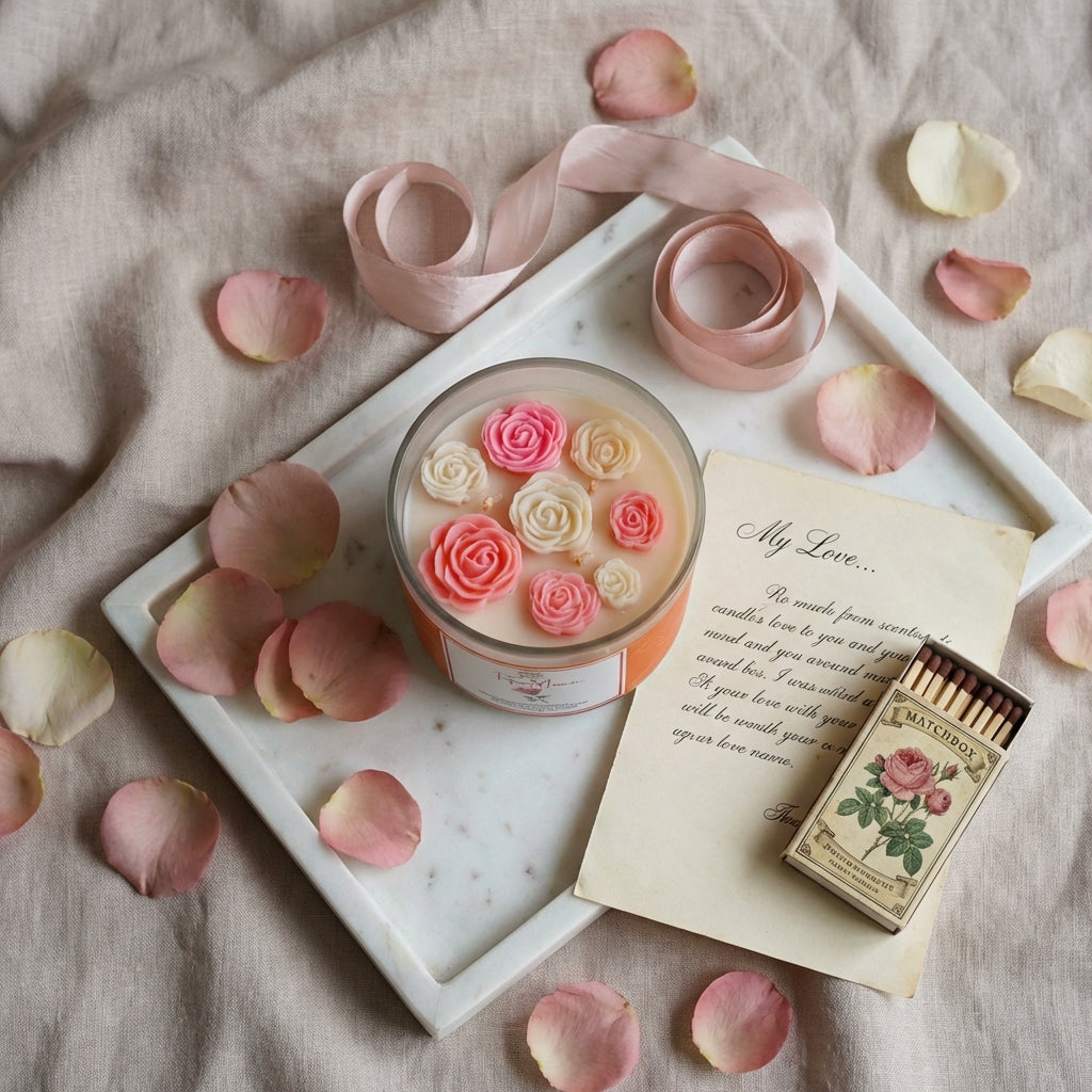 Premium 3 Wick Scented Jar Candle with Wooden Lid (700 GM)