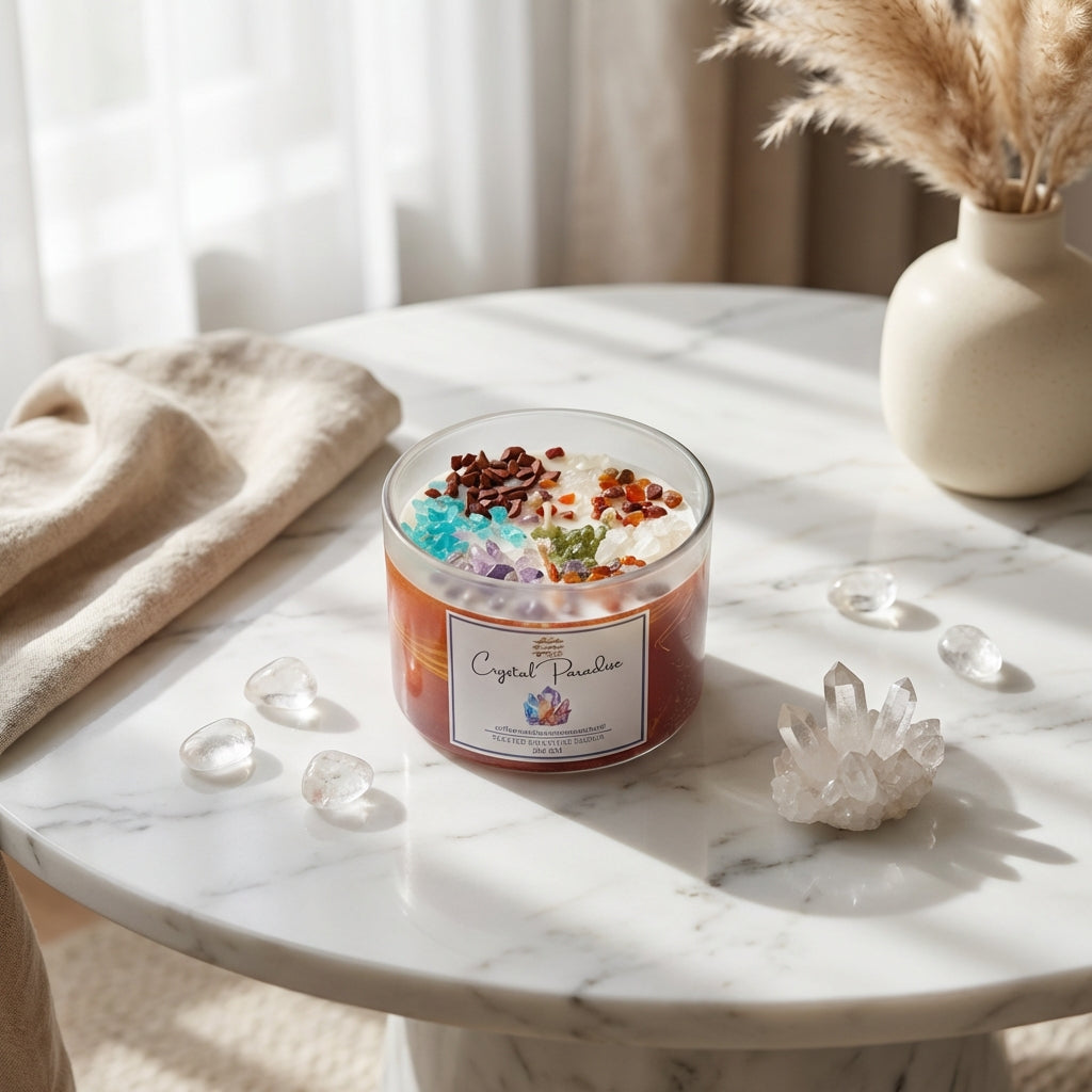 Premium 3 Wick Scented Jar Candle with Wooden Lid (700 GM)