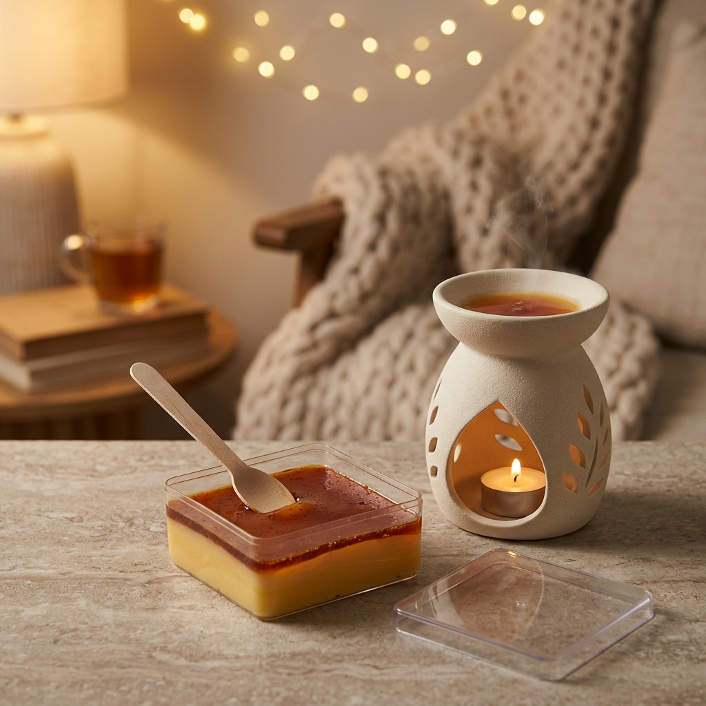 Caramel Scent Scoopable Wax Melt – Warm Sweet Gourmand Aroma