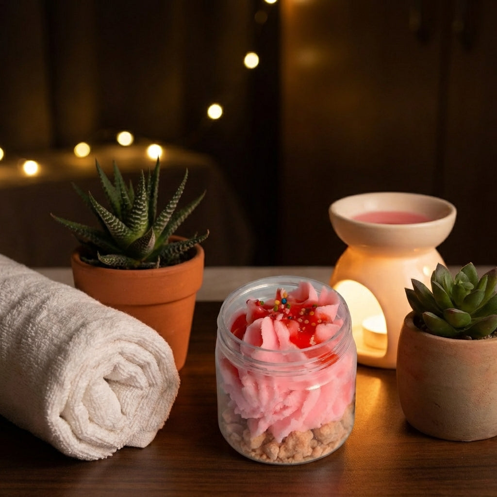 Strawberry Scent Scoopable Wax Melt – Sweet Fruity Home Fragrance