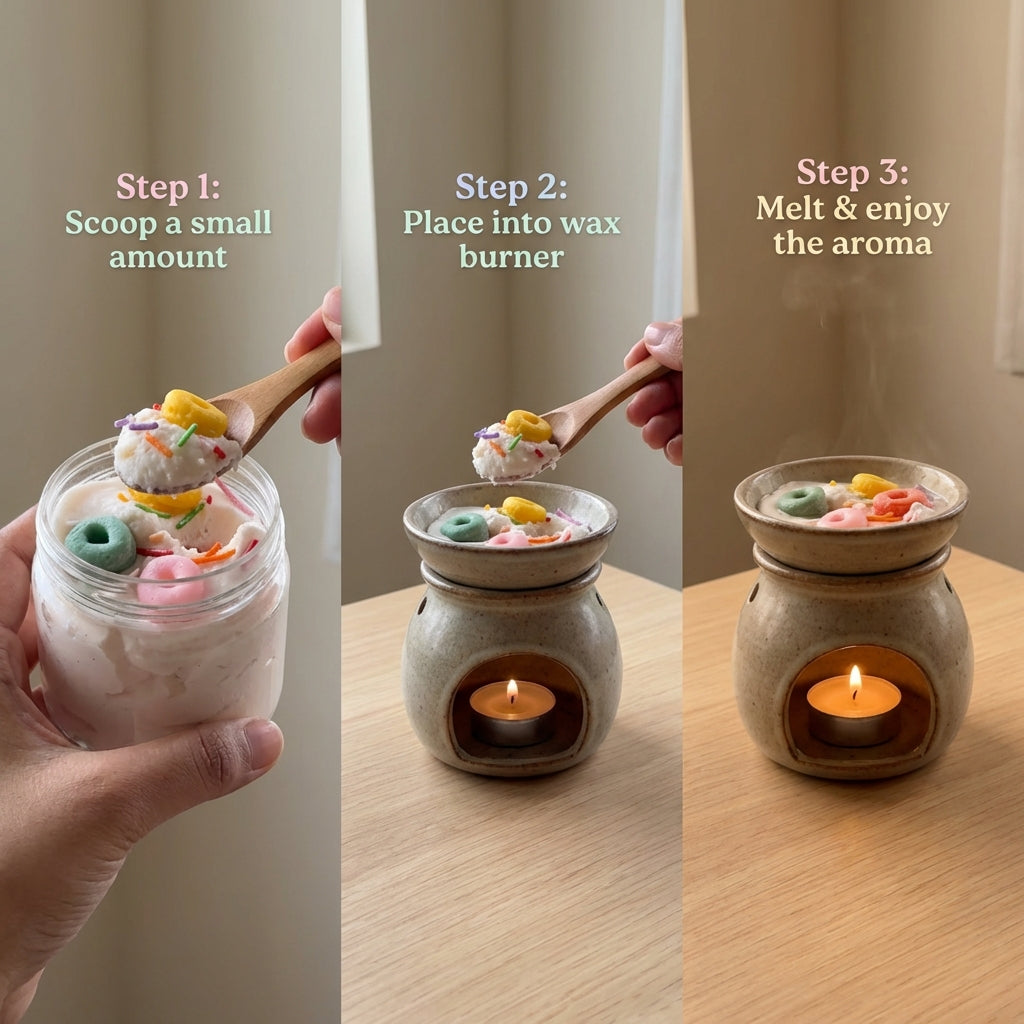 Vanilla Scent Scoopable Wax Melt – Warm Creamy Home Fragrance